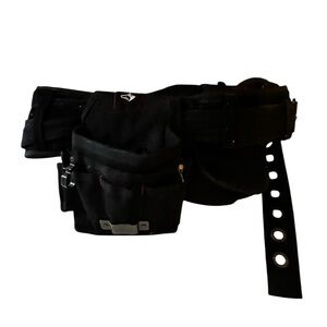 Husky Tool Belt With 2 Tool Pouches